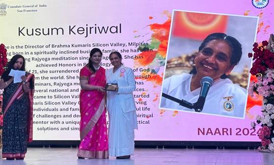 Sister Kusum is honored with the NAARI award
