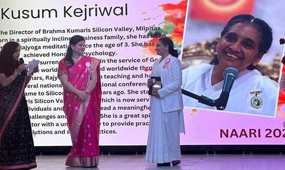 Sister Kusum is honored with the NAARI award