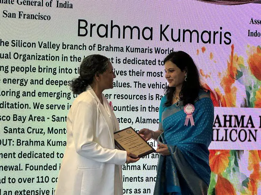 Sister Kusum is honored with the NAARI award