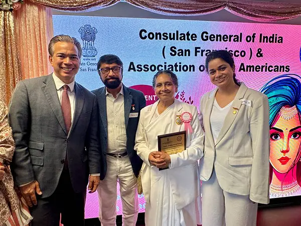 Sister Kusum is honored with the NAARI award