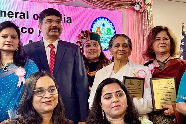 A trailblazing award is given to Bk Sister Kusum _03