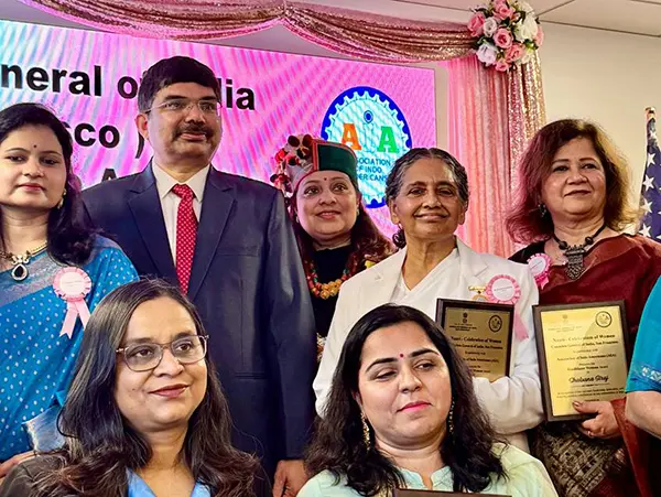 Sister Kusum is honored with the NAARI award