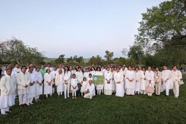BKSV joyfully observed Earth Day with a Sunset Meditation