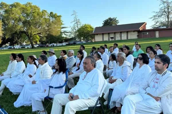 BKSV joyfully observed Earth Day with a Sunset Meditation