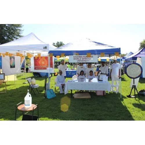 Awareness-raising booth at the Mental Wellness Fair in 2023