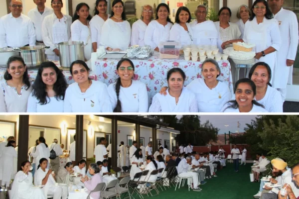 Joy of cooking and serving Brahma Bhojan