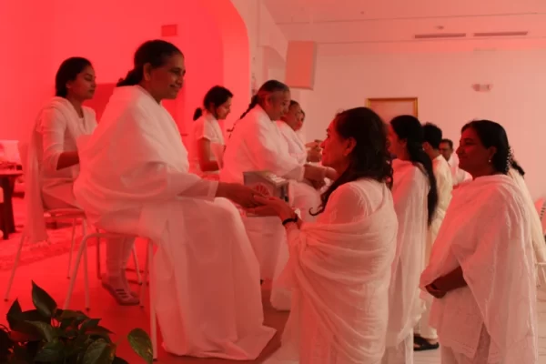 Didi’s tying Rakhi in Baba’s remembrance