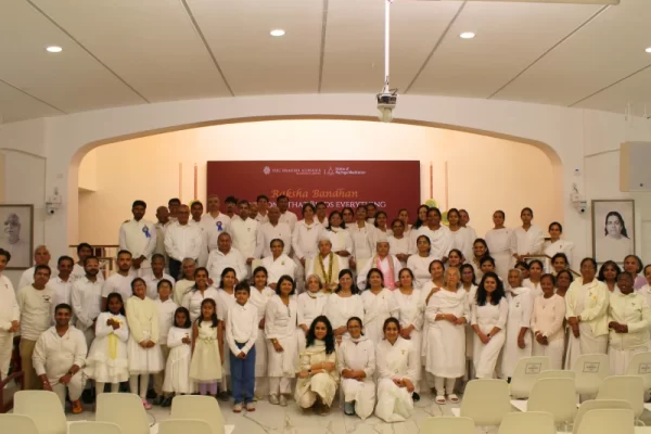 A few light moments with BK Milpitas family with Sushma Didi and Chandrakala Didi